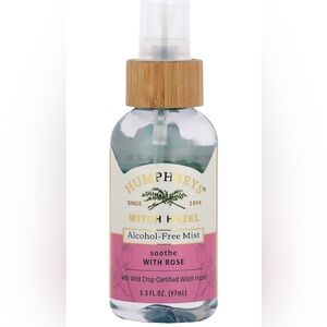 Humphreys Witch Hazel Alcohol-Free Toner with Rose